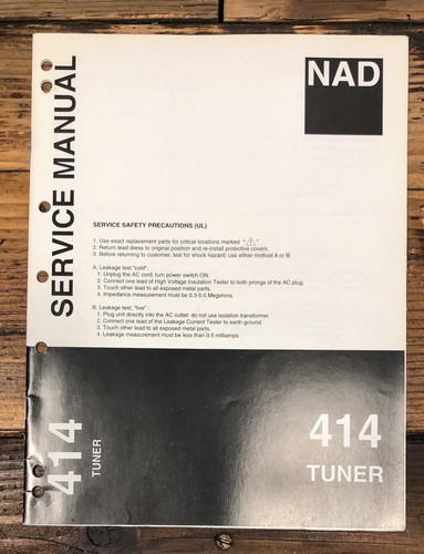 Amplificatore nad modello 414 - modello,