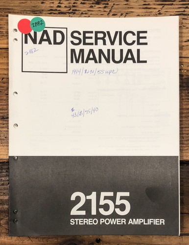 Amplificatore nad modello - amplificatore, 2155