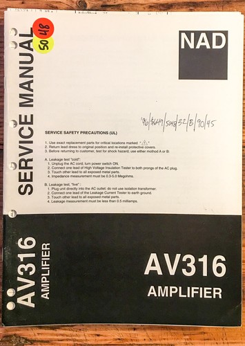 Nad av316 316 - 316, amplificatore