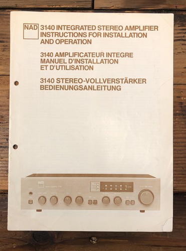 Amplificatore integrato nad - integrato,