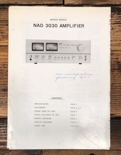 Amplificatore nad modello - modello, 3030