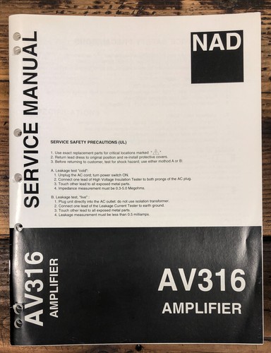 Nad av316 amplificatore - av316,