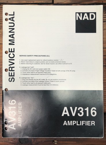 Nad av316 316 amplificatore - av316, av